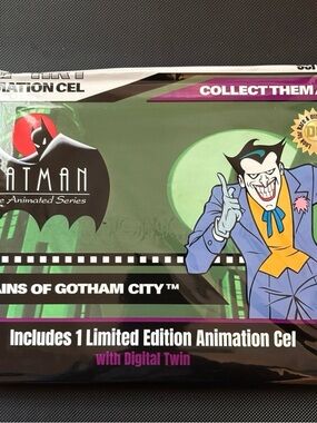 Batman Animated Series Joker Limited Edition Animation Cel - Green & Purple